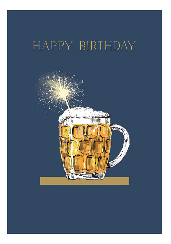 birthday beer card sparkler cards ling write nandq