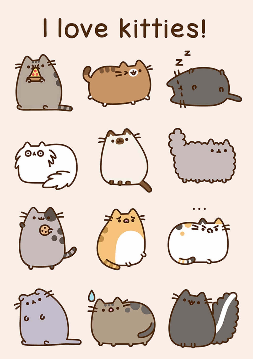 Pusheen Cat Pusheen Snackable Sushi 9 5 In Gund Pusheen Cat Pusheen Snackable Sushi 9 5 In Gund