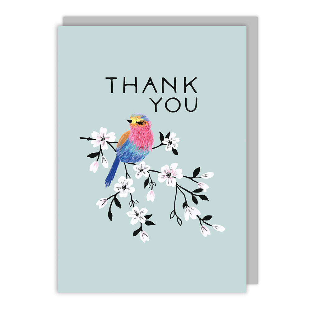 Rosanna Rossi Design - Bird Thank You Card #OSS017