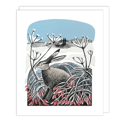Winter Hare Christmas Card Christmas