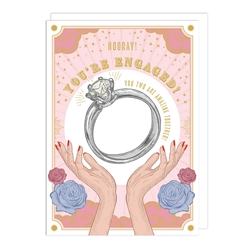 Amazing Together Ring Engagement Card 