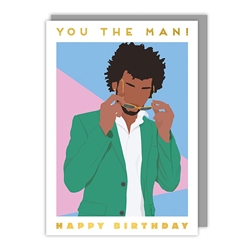 You The Man Birthday Card 