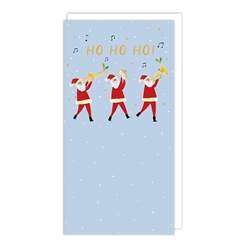 Ho Ho Ho Money Wallet Christmas Card Christmas