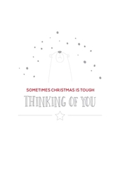 Thinking of You Christmas Card Christmas