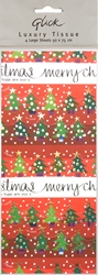 6 Packs Red Tree Christmas Tissue Paper Christmas