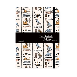 The British Museum Hieroglyphics Lined Journal 