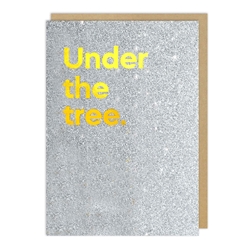 Under the Tree Song Christmas Card Christmas