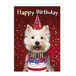 Puppy Birthday Card 