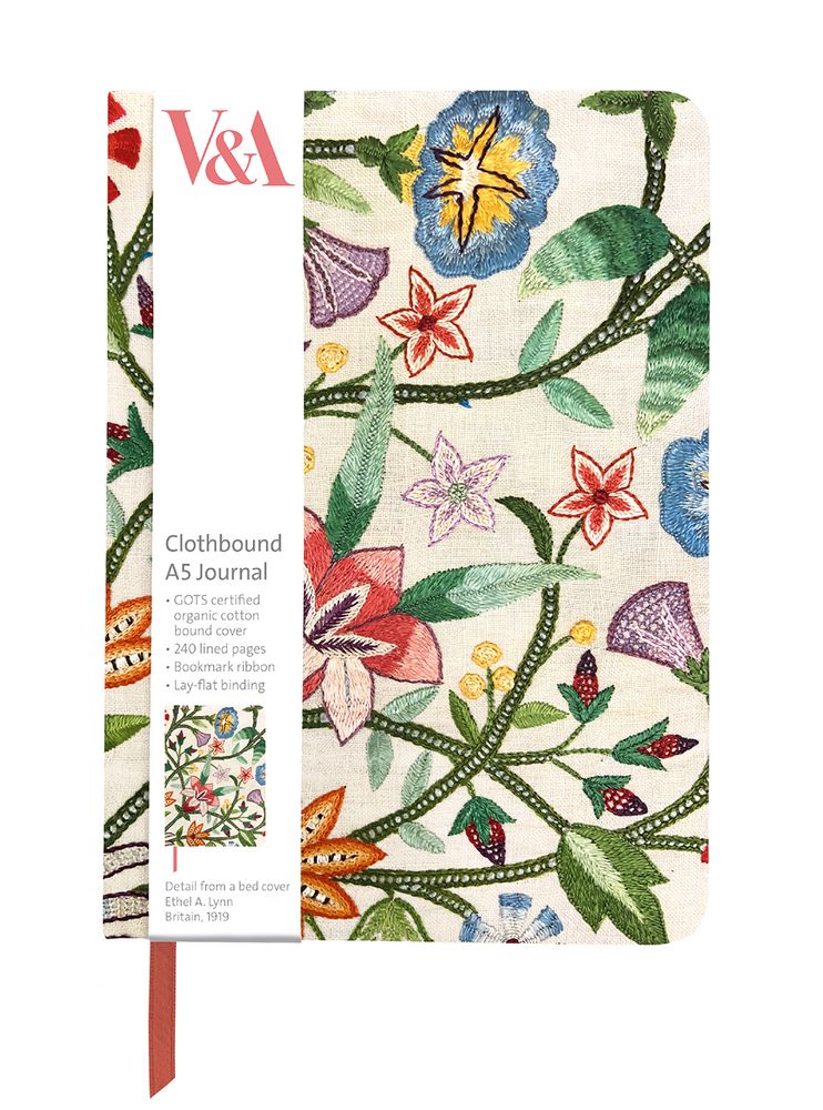 Museums & Galleries - V&A Embroidery Cloth Journal #CLJ011