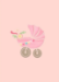 3D Baby Girl Greeting Card - KP036
