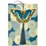 3D Blue Butterfly Blank Card 
