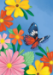 3D Butterfly & Flowers Greeting Card - KP086