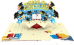 3D Graduation Caps Greeting Card - KP076