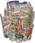 3D Oxford Christmas Card 