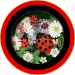 3D Teacup Butterfly Ladybugs Greeting Card - TEA033
