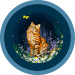 3D Teacup Cat Popup Greeting Card - TEA003