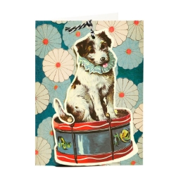 3D The Drum Blank Card 