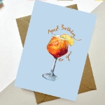 Aperol Birthday Birthday Greeting Card 