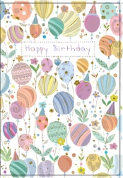 Balloons Birthday Greeting Card 