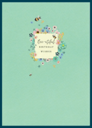 Bee Birthday Card 