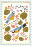 Blue Birds Thinking of You Greeting Card 
