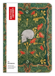 British Library Skulls and Roses A5 Notebook 