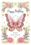Butterfly Quire Birthday Greeting Card 
