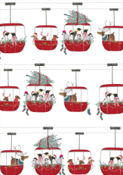 Cablecar Penguins Sheet Wrap 