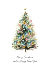 Candy Tree Christmas Card 