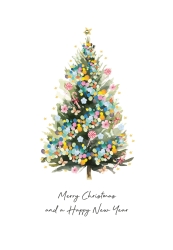 Candy Tree Christmas Card 