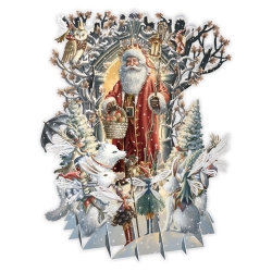 Carol Singers 3D Christmas Card 