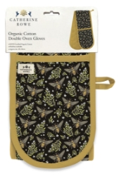 Catherine Rowe Honey Bees Double Oven Glove 