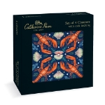 Catherine Rowe Lobsters Coasters 