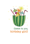 Cheers Birthday Card 