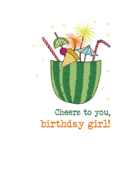 Cheers Birthday Card 