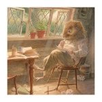 Chris Dunn's Ratty Poem Blank Greeting Card 