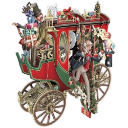 Christmas Carol 3D Christmas Card 