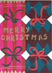 Christmas Crackers Die Cut Christmas Card 