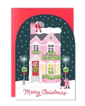 Christmas Townhouse Greeting Card 
