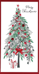 Christmas Tree Money Wallet Christmas Card 
