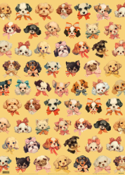 Cute Dog Sheet Wrap 