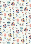 Dog Balloons Sheet Wrap 