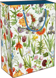 Floral Manuscript Large Gift Bag 