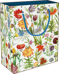 Floral Manuscript Medium Gift Bag 