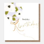 Flower Balloon Birthday Card 