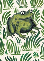 Frog Tiles Blank Card 
