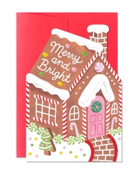 Gingerbread House Greeting Card 