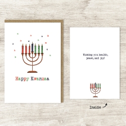 Happy Kwanzaa Greeting Card 