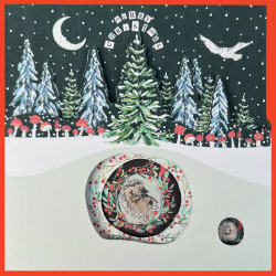 Hedgies Trifold Christmas Card 