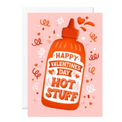 Hot Stuff Valentines Day Card 